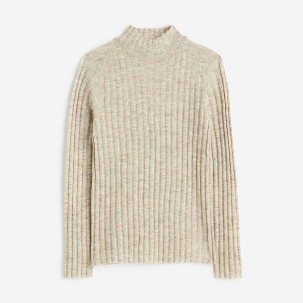 Madewell Alpaca-Blend Mockneck Sweater